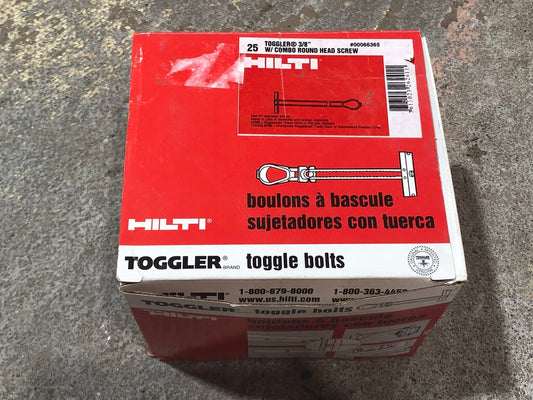 Toggle Bolt & Screw (25 Pack)