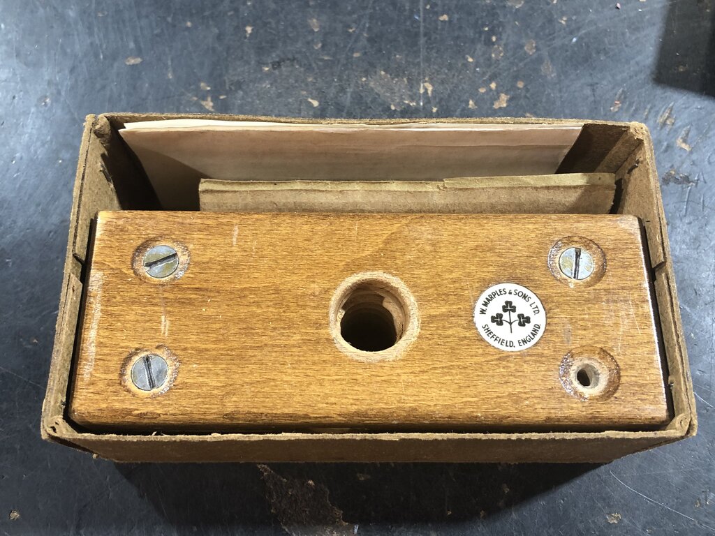 Wood Screw Box and Tap