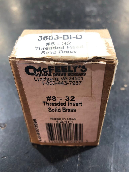 Solid Brass Threaded Inserts