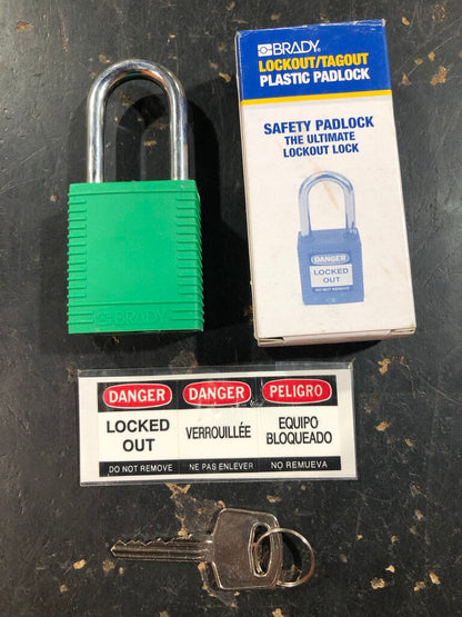 Lockout/Tagout Plastic Padlock