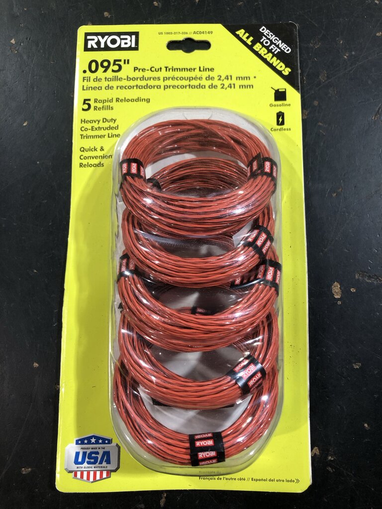 Pre-Cut Trimmer Spiral Line