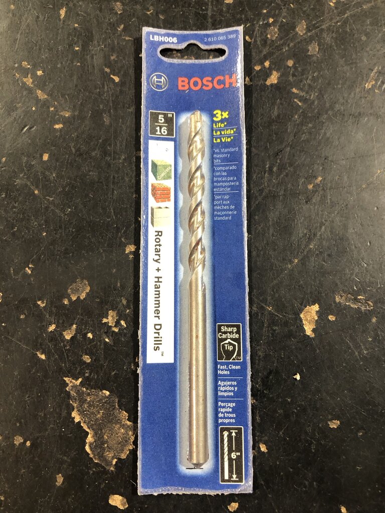 Carbide Tip Masonry Drill Bit