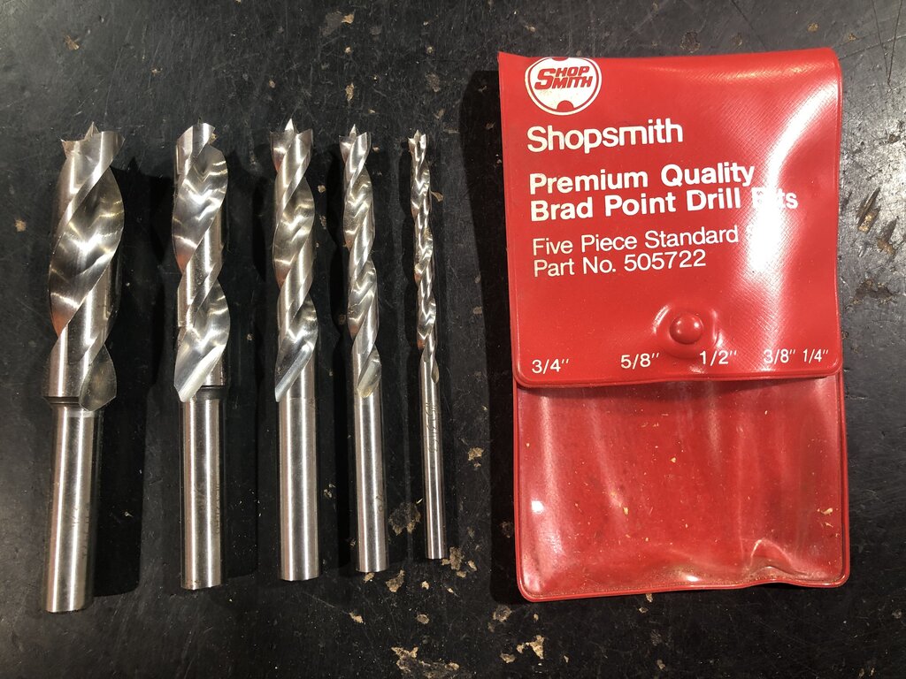 Brad Point Drill Bit Set
