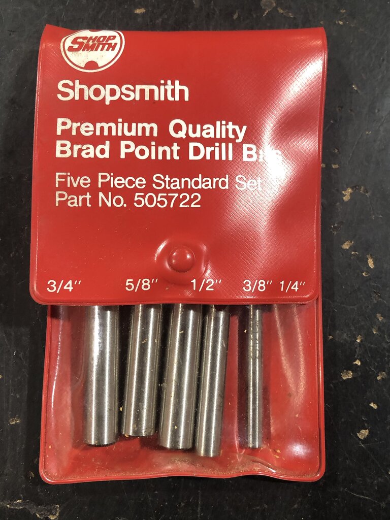 Brad Point Drill Bit Set