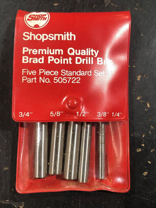 Brad Point Drill Bit Set