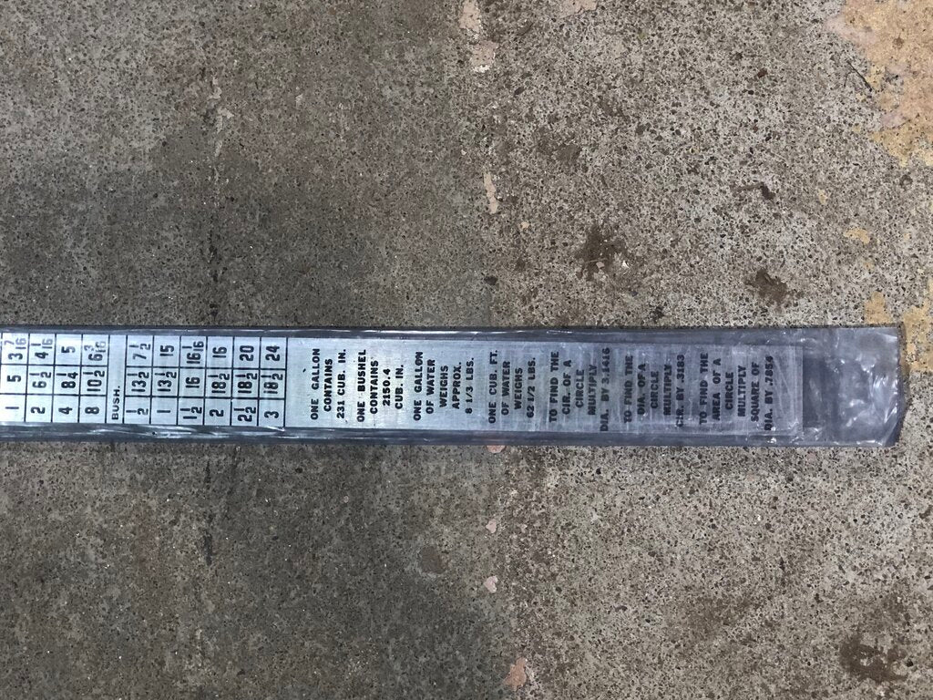 Tinners' Steel Circumference Rule