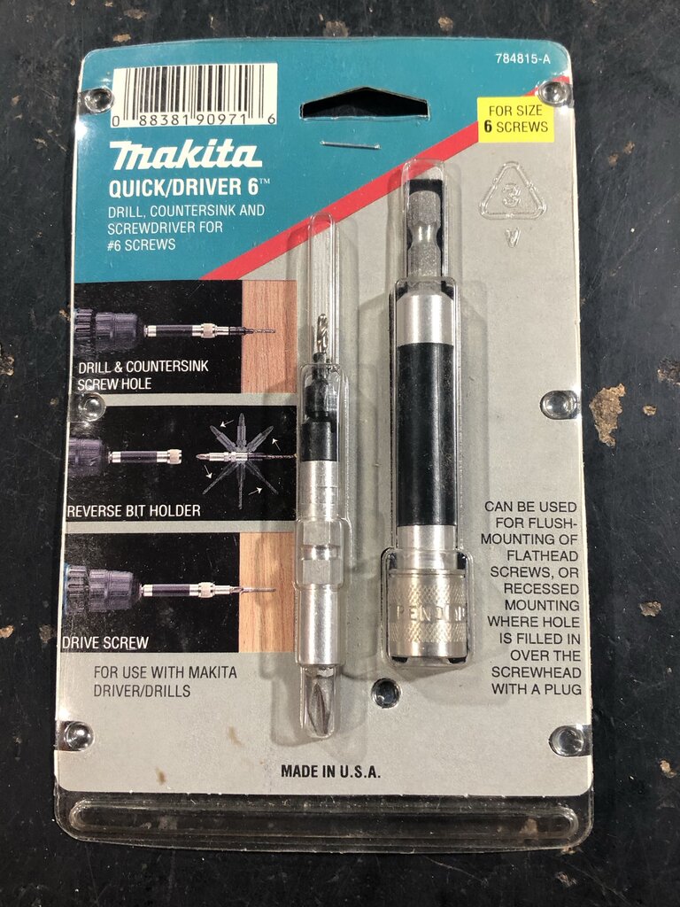 Drill Countersink and Screwdriver Set