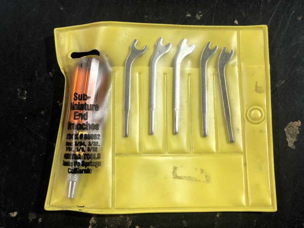 Sub Miniature Wrench Set