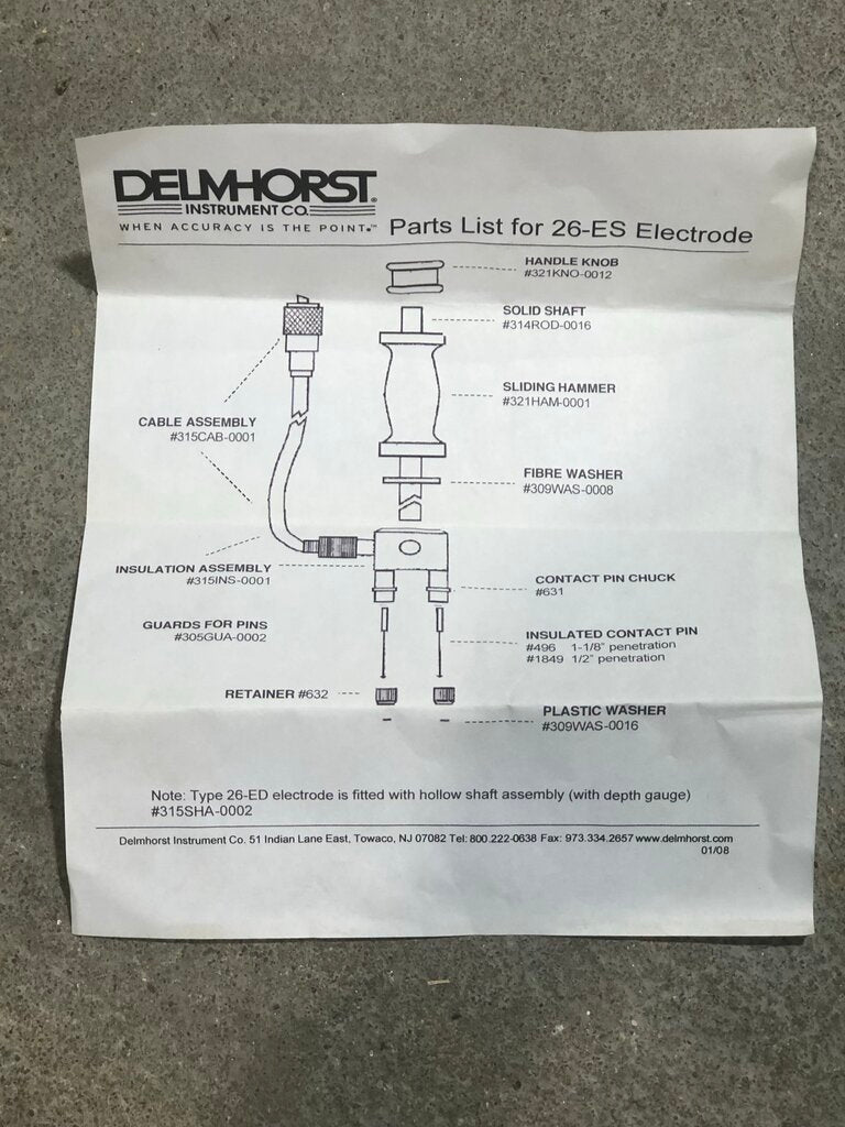 Moisture Meter Electrode