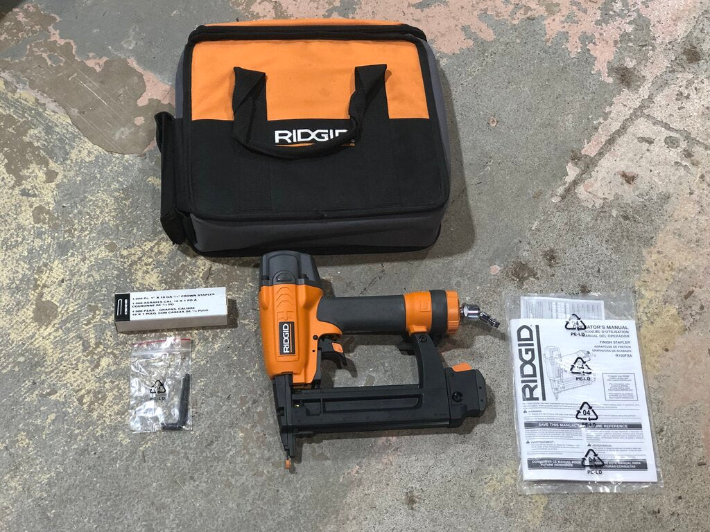 Pneumatic Narrow Crown Finish Stapler