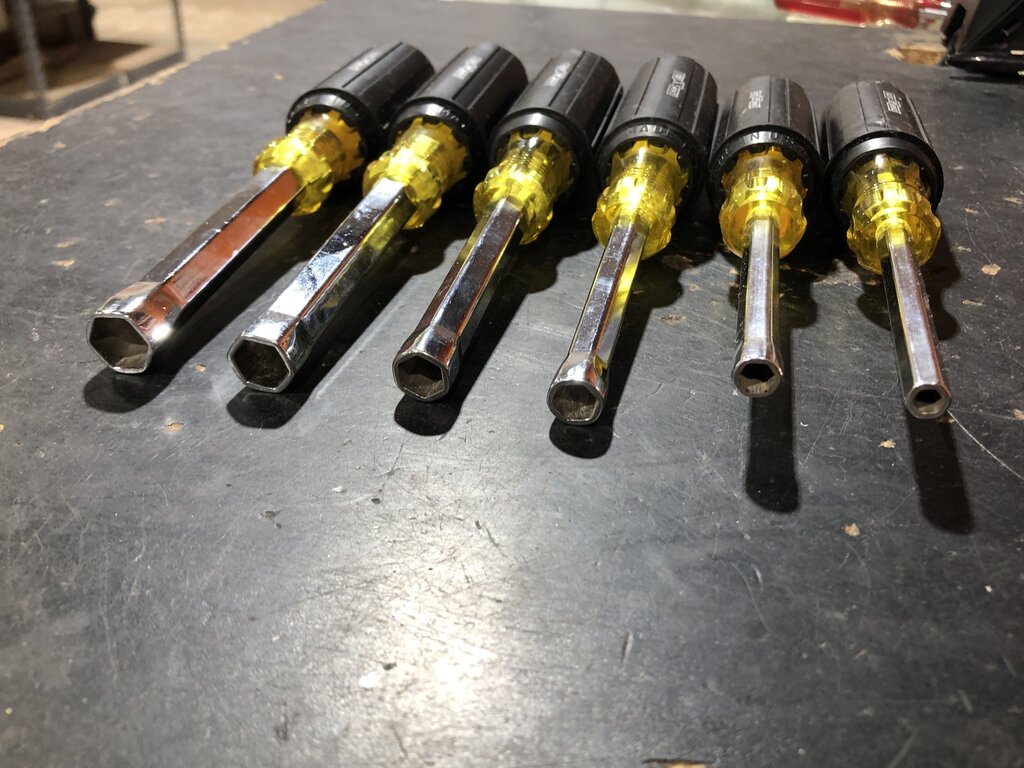 Hollow Shaft Nut Driver Set