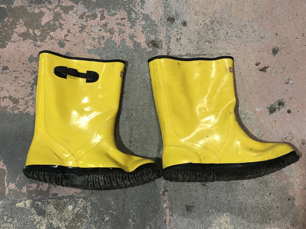 Yellow Slush Boots