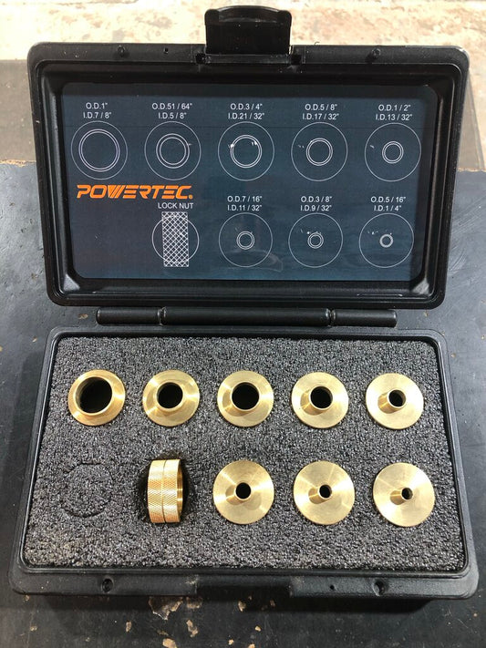 Brass Router Bushing Set
