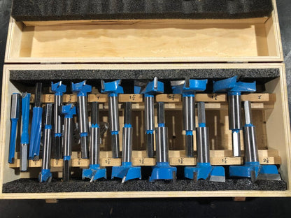 Carbide Forstner Bit Set