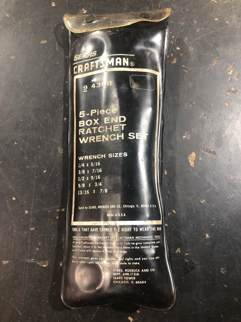 Box End Ratchet Wrench Set