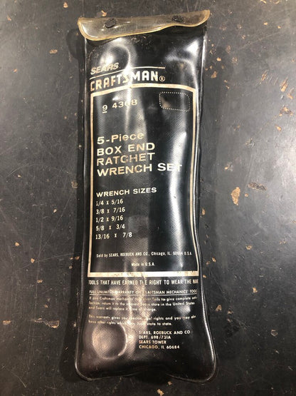 Box End Ratchet Wrench Set