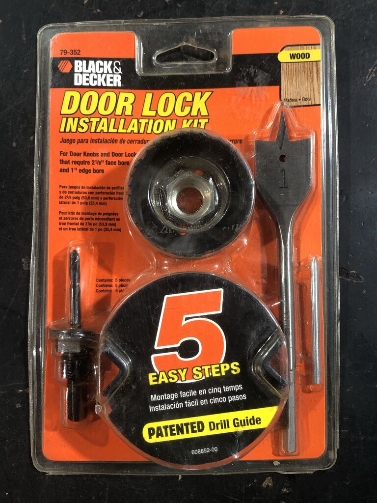 Door Lock Installation Kit
