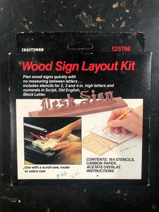 Wood Sign Layout Kit