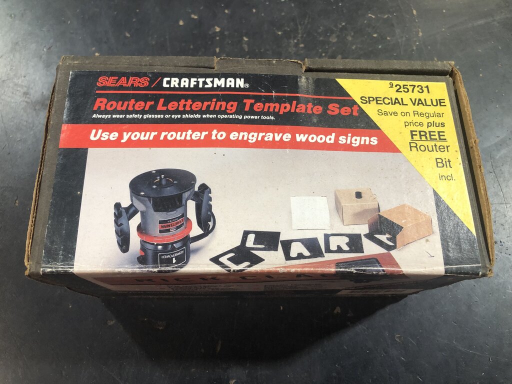 The Best Router For Lettering Router Lettering Template Set – Tool Consignment®