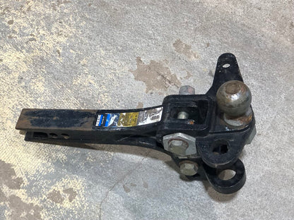 Hitch Bar with Adjustable Ball Mount