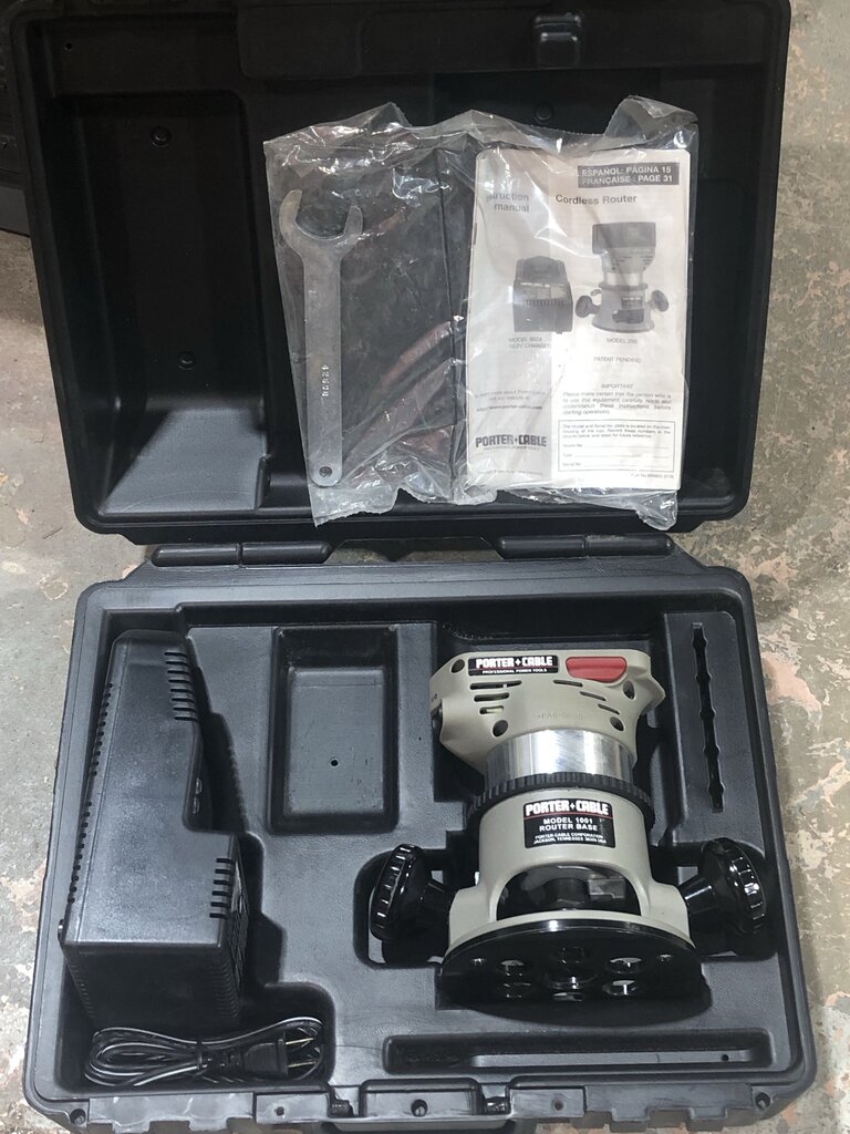 Cordless Router & Charger