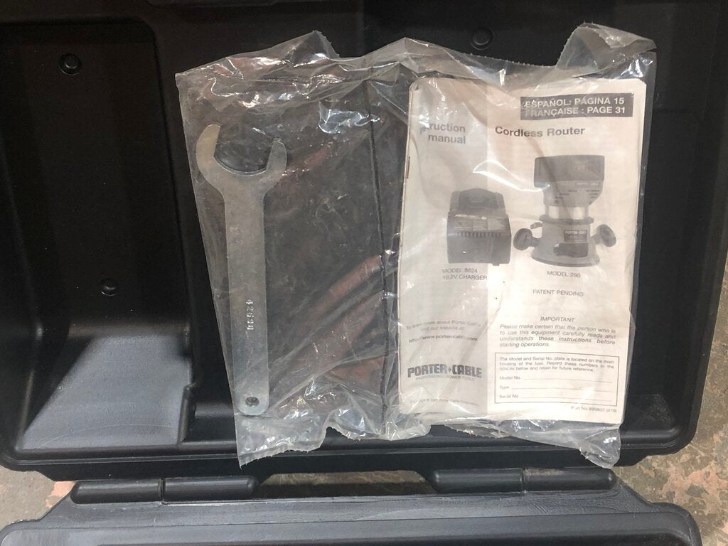 Cordless Router & Charger