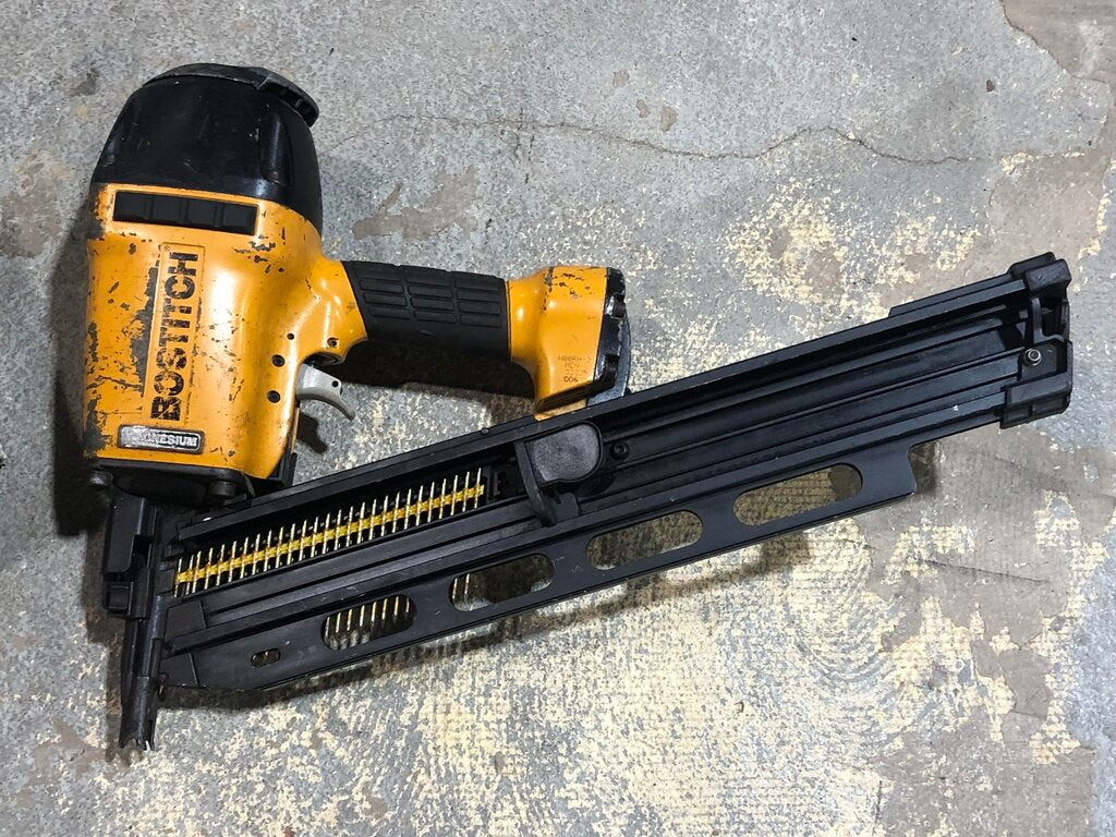 Framing Nailer with Nails