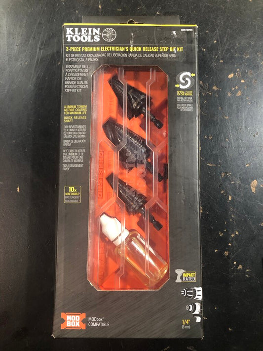 Quick Release Step Bit Kit