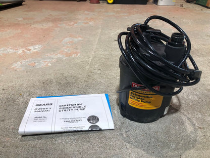 Submersible Portable Utility Pump