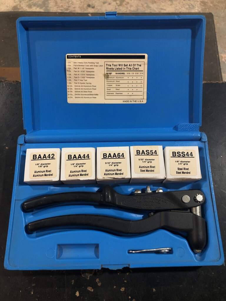 Heavy Duty Riveting Tool Kit