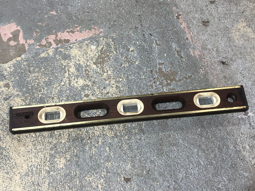 Brass Bound Mason's Level