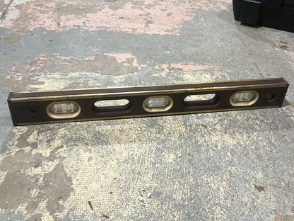 Brass Bound Mason's Level