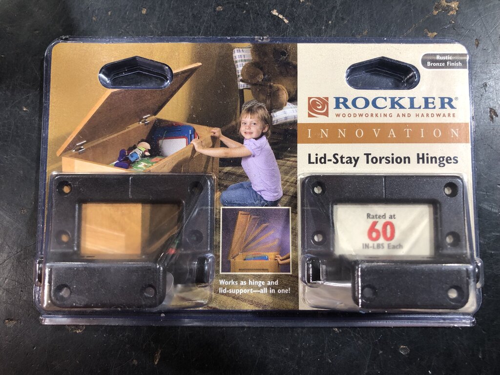 Lid-Stay Torsion Hinges