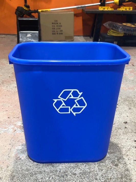 Rectangular Recycling Wastebasket / Trash Can