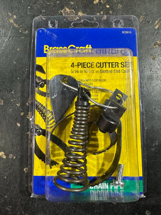 4-Piece Cutter Set for Cable Auger Drum Machines