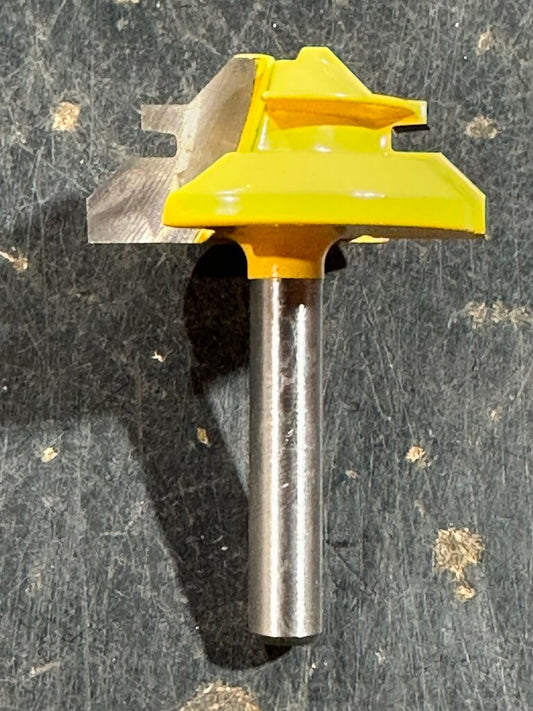 45° Lock Miter Router Bit