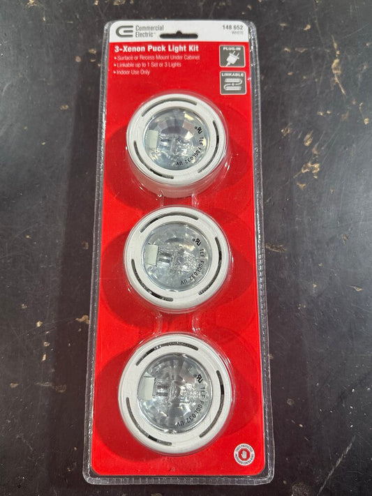 3-Xenon Puck Light Kit