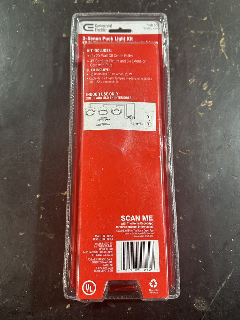 3-Xenon Puck Light Kit
