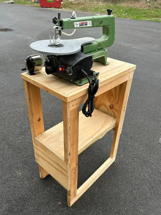 Variable-Speed Scroll Saw on Stand