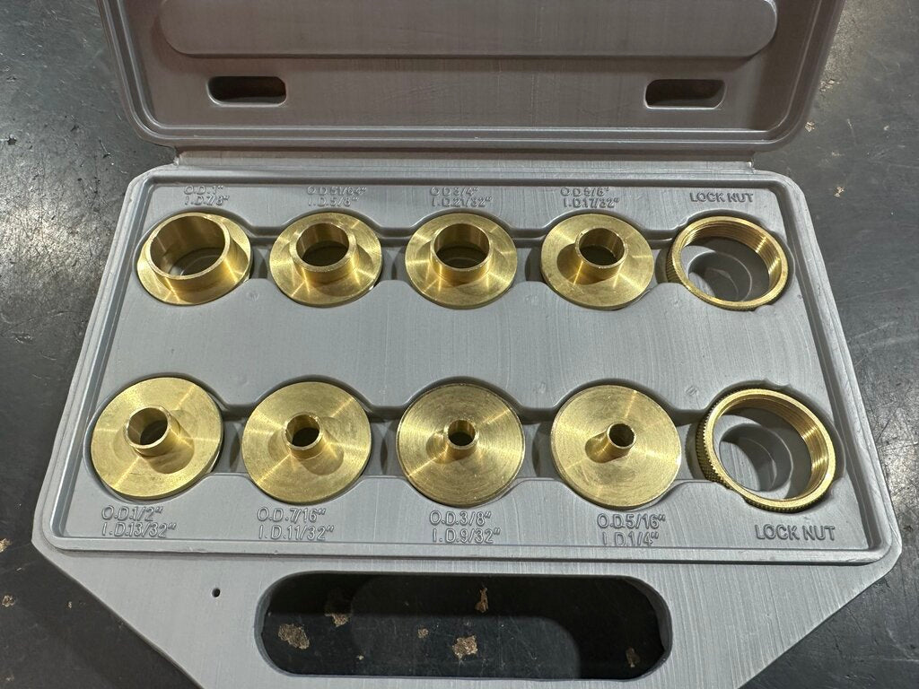 Brass Router Bushing Set