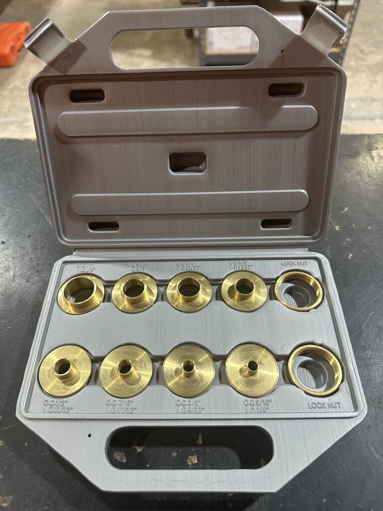 Brass Router Bushing Set