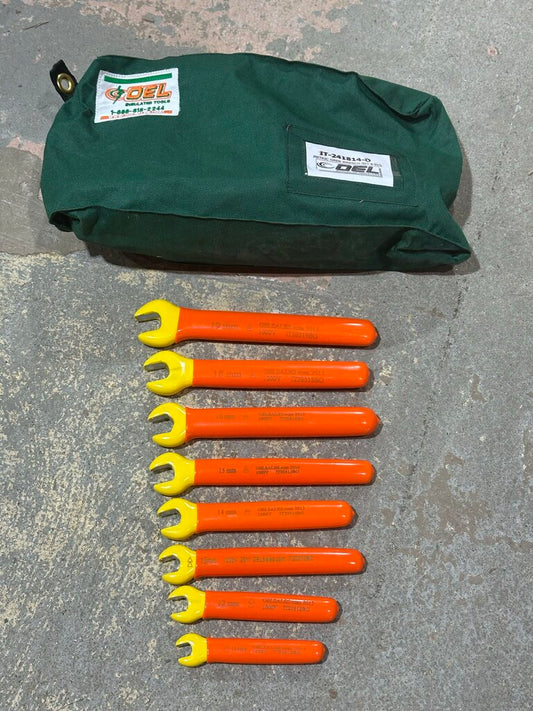 Insulated Open-End Wrench Set