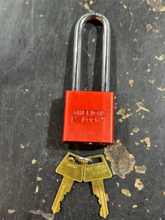 Lockout / Tagout Padlock with (2) Keys