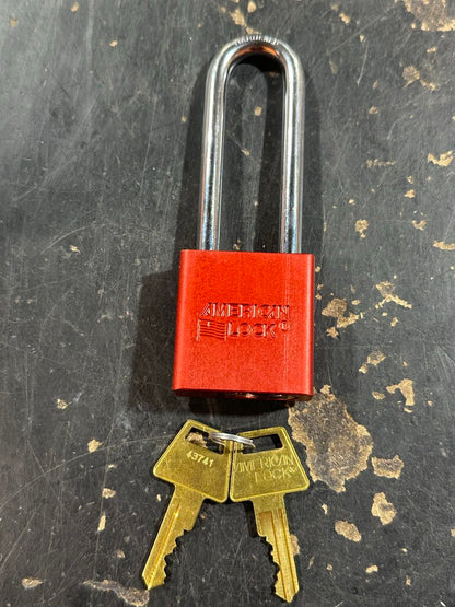 Lockout / Tagout Padlock with (2) Keys