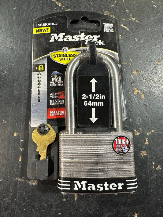 Stainless Steel Weather-Resistant Padlock