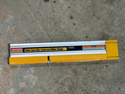 Table Saw Box Joint & Miter Guide