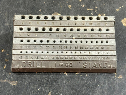 Cast Iron Drill Bit Stand