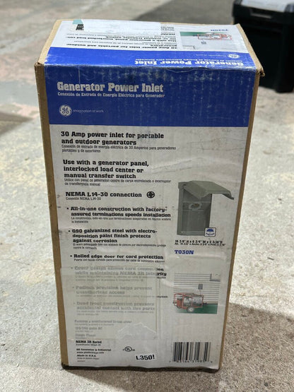 Generator Power Inlet Box
