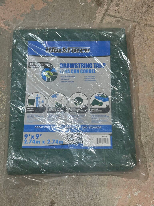 Weather-Resistant Drawstring Tarp