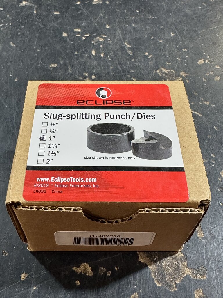 Slug-Splitting Punch & Die Set
